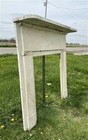 Antique Fireplace Mantel Surround  49x50  Architectural Salvage Rustic  A100