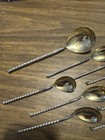 Set Of 11 Soviet Tallinn Jewelry Factory Gold Gilded Melchior Silver Spoons Ussr