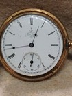 Elgin    Pocket Watch   Gold Filled   Hunter Case   Runs