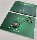 Authentic Rolex Datejust Booklet English   Rolex Green Tag   Card Holder New