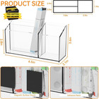 Clear Magnetic Dry Erase Marker Holder For Whiteboard non Slip Magnet Pencil Cup