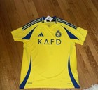 Adidas Al Nassr Cristiano Ronaldo  7 Home 24 25 Authentic Jersey- Size L Jp0459