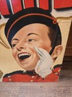 Rare Vintage 1930s Philip Morris Cigarettes Johnny Bellhop Heavy Cardboard Sign