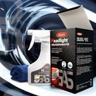 Automotive Headlamp Restoration Fluid Kit 180ml Headlight Polishing Cleaner 2026