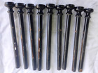 Lot 9 Antique Victorian Pump Organ Pulls Stops 9 1 8  Long