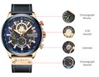 Curren Men Watch Brand Chronograph Leather Wristwatch Business Male Date Watches