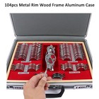 104 232 266 Pcs Trial Lens Set Plastic metal Rim Plastic wood Frame Al pu Case
