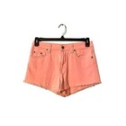 Carmar Women s High Rise Jean Shorts Size 27 Faded Denim Soft Girl Kawaii Shoujo