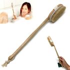Premium Natural Bristle Wooden Bath Shower Body Back Dry Skin Brush Spa Scrubber