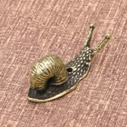 Solid Brass Snail Figurines Small Statue House Decoration Animal Figurines Gift