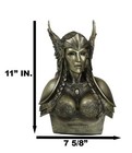 Ebros Norse Viking Mythology Poetic Edda Goddess Valkyrie Bust Statue 11  Tal   