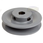 Cast Iron 4  Single Groove Pulley V Style B Belt 5l For 5 8 Inch Keyed Shaft