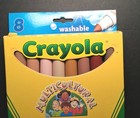 Vintage 2007 Crayola Multicultural Ethnic Skin Tones Washable Markers 8 Colors