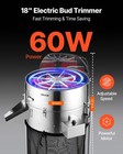 Vevor 18  Electric Bud Leaf Trimmer Stainless Steel Adjustable Speed Bud Trimmer