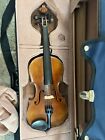 Old German Violin With Case    And Bow    Full Size