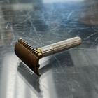 Vintage Antique 1930s Gilette Razor Safety Comb Gold Tech 