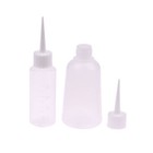 5pcs 40 100ml Plastic Clear Tip Applicator Bottle Squeeze Empty Bottle