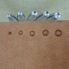 5-piece Seeder Leather Stamp Set  Stainless Steel Leather Stamping Tools