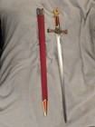 Authentic 33  Medieval Crusader Sword With Scabbard - Perfect For Collectors