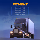 6  Chop Top Set For Kenworth T600 T660 T800 W900 Stainless Steel  Mirror Finish