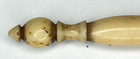 Vintage Antique Hand Carved Turned Bovin Bone Sewing Awl Stiletto Vintage