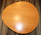 Beautiful Danish Mid Century Modern End Table Side Oval Made In Denmark Mcm