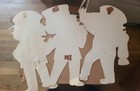 Vintage 1980 s Campbell s Kids Cut Outs Train  Railroad Themed 16  Lot Of 3
