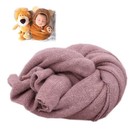Newborn Photography Props Boys Girls Wrap Baby Photo Props Soft Knit Blanket    