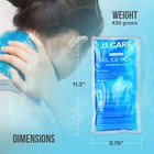 Gel Ice Packs Reusable - Pack Of 2 Soft Ice Pack For Injuries With Wrap - Hot   