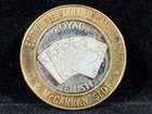 Royal Flush Mccarran Slots Las Vegas Ltd Ed  999 Silver Strike  10 Gaming Token