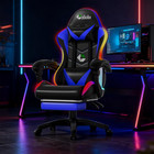 Czlolo Gaming Chair  Racing Style Rgb Led Lights Gaming Chairs For Adults And Ki