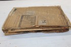 Huge Antique Photograph Newspaper Clippings Scrapbook 1920s   1930s