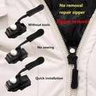 12 Pack Universal Quick Fix Zipper Repair Kit Detachable Slider Replacement
