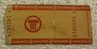 Ozzy Osbourne Ticket Stub Motley Crue 1 22 1984 Bark At The Moon Tour