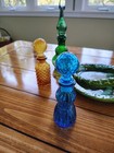 Miniature Blue Genie Bottle With Stopper