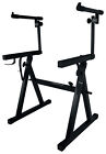 Rockville Z55 Z-style 2-tier Keyboard Stand travel Bag Adjustable Height   Width