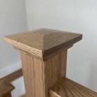 3 5-in X 3 5-in Unfinished Oak Stair Newel Post Cap New 935