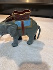 Vintage 1975 Old Time Plastic Mechanical Elephant Bank Hong Kong