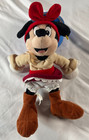 Vintage Disney Plush Minnie Mouse Pirate Mini Bean Bag Stuffed Toy Vintage