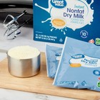Great Value Instant Nonfat Dry Milk  3 2 Oz  10 Count   2 Pack   Free Shipping