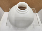 Corning 10    White Milk Glass Torchiere Floor Lamp Shade 3    Fitter Waffle