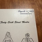Free Ship  April 11  1953 1000th Performance Guys   Dolls Playbill 46th St Theat