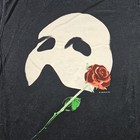 Vintage Phantom Of The Opera Shirt Mens Medium Blue Fruit Of The Loom 80s