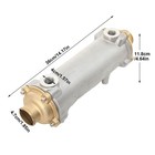Marine Oil Cooler 135a Marine Transmission Oil Cooler Tube Heat Exchanger