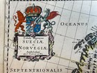 Scandinavia C  1680 Frederik De Wit Large Antique Map 17th Century