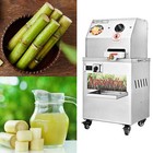 Automatic Sugarcane Juicer Sugar Cane Grind Press Machine Stainless Steel 110v