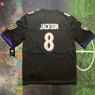 Baltimore Ravens Football  8 Lamar Jackson Jersey Black - Size Mens Medium