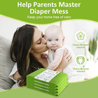 Refills Compatible With Dekor Plus Diaper Pail   4 Pack   Disposable Diaper Pail