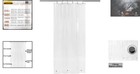 Crystal Clear Peva Shower Curtain Liner - Pvc Free  Perfect For Compact Spaces