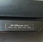 Hp Officejet 3830 All-in-one Wireless Inkjet Printer   Only 1800 Pgs  Needs Ink 